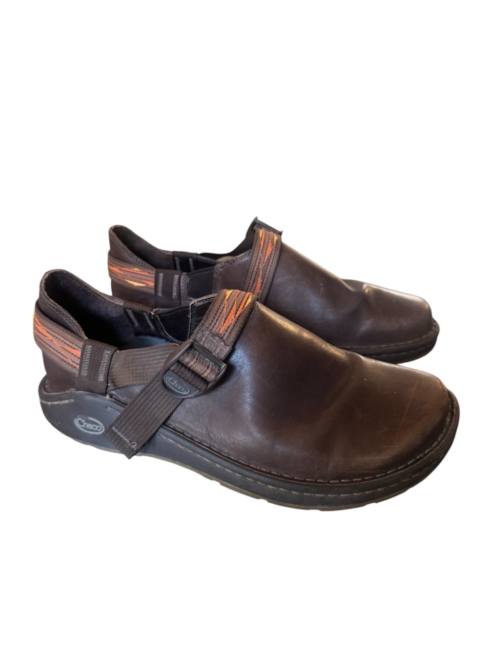 Chaco PedShed Brown Leather Slip On Shoes, Vibram 101563, Size 12